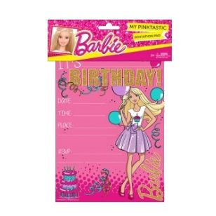 Barbie Sparkle Invitation Pad