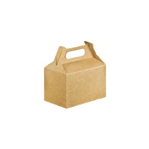 Eco Brown E-Flute Party Box [180x105x120mm]