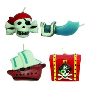 Pirat Candles 48mm 4pc