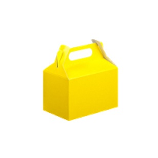 Yellow Party Box Small [145x90x96mm]