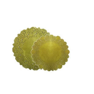 Gold Foil Doilies