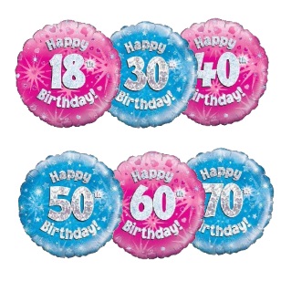 18" Birthday Foil Balloon