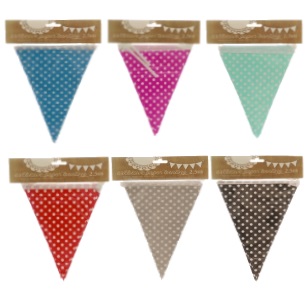 Dot Paper Bunting 2.5m