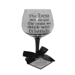 Black Ink Wine Glass - The Best
