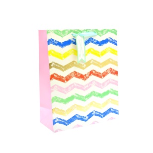 Large Bag - Multicolour Zig-Zag