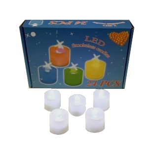 LED Light - Tealight Ice White 3.7x2.8cm